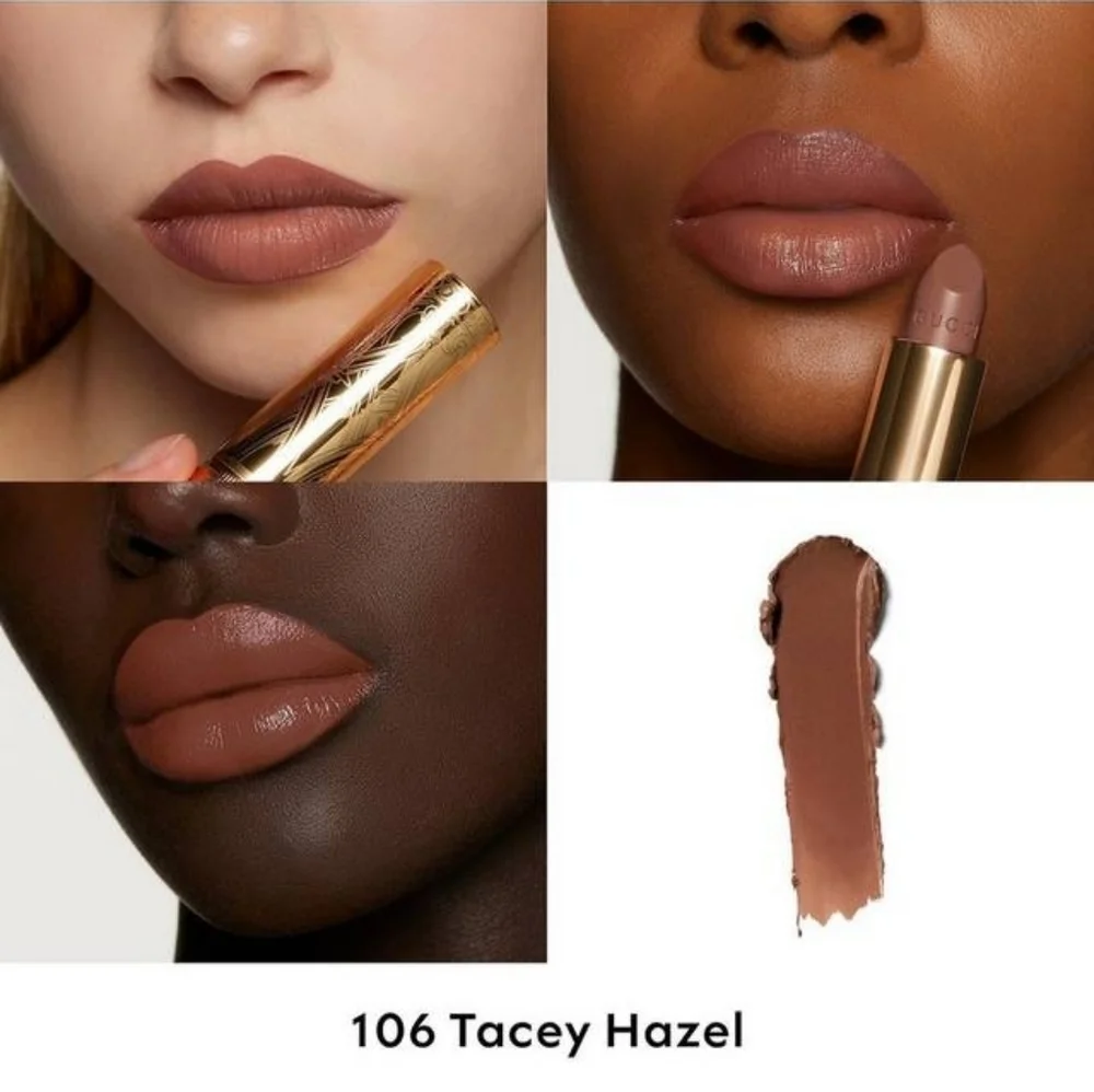 Tacey Hazel Gucci Rouge à Lèvres Satin Lipstick Full Size Brand New In Box